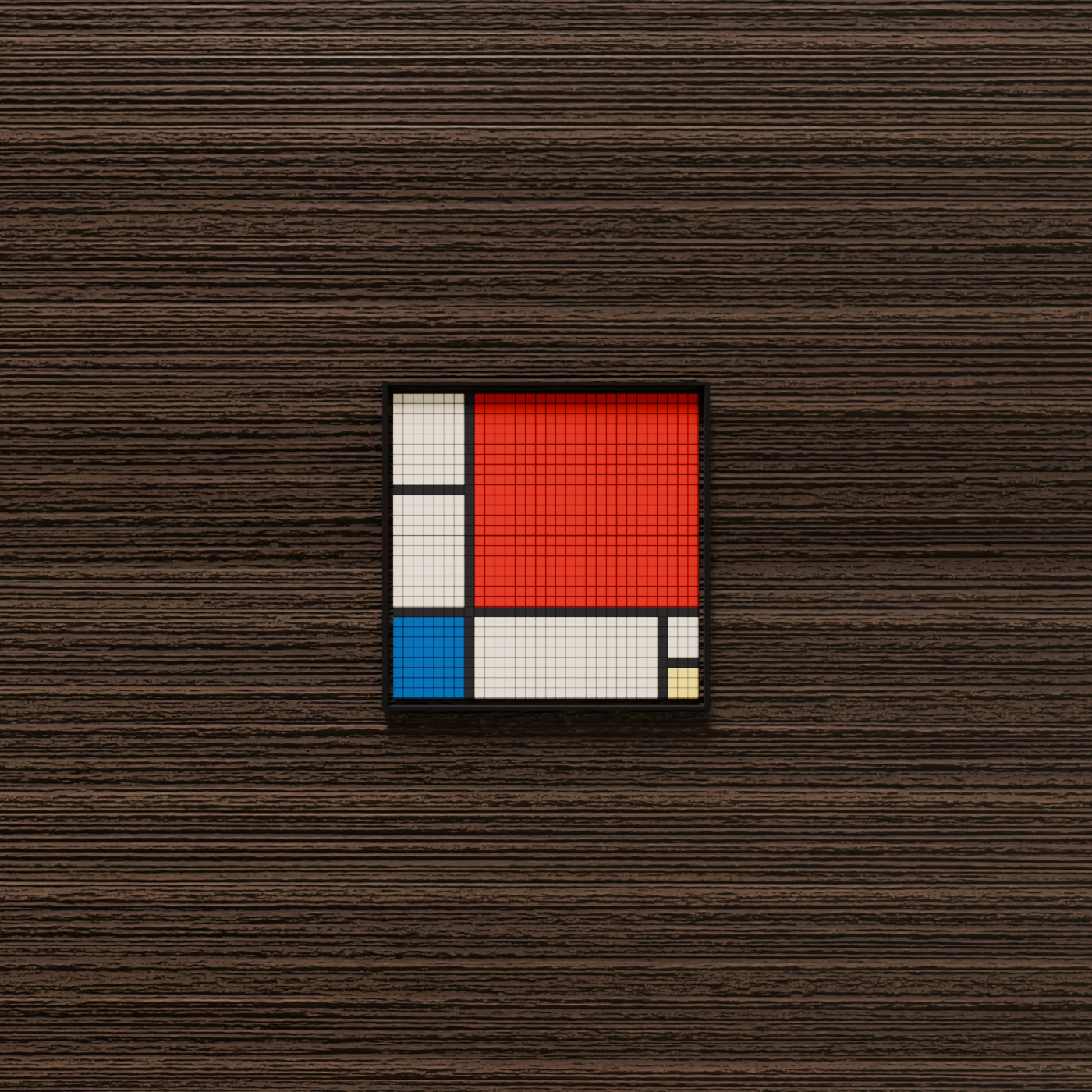 Composition with Red, Blue and Yellow