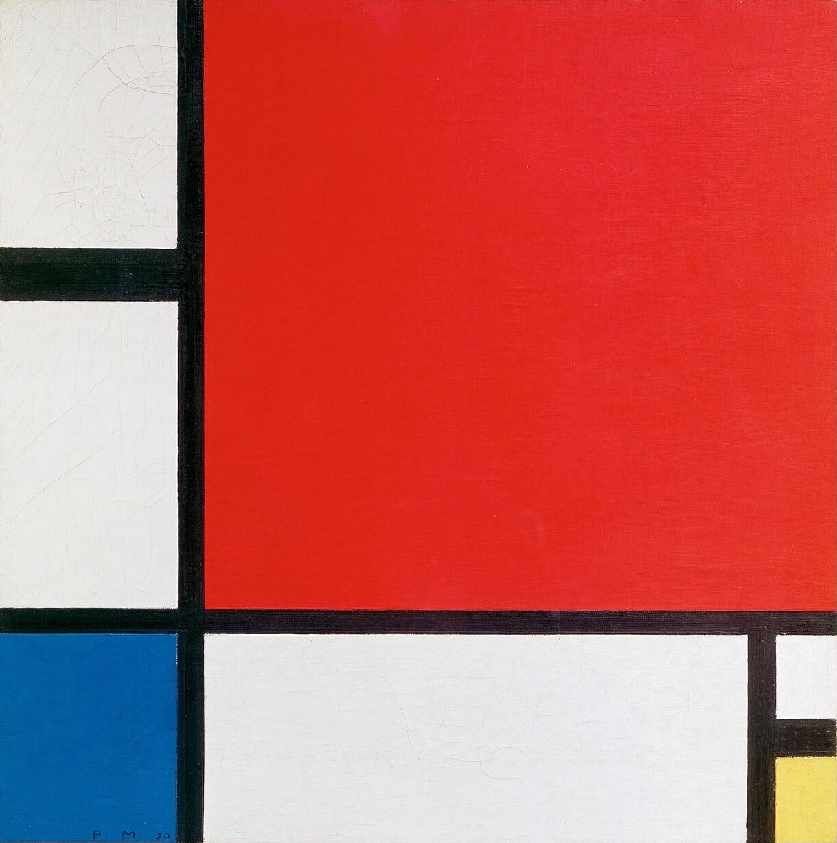 Composition with Red, Blue and Yellow